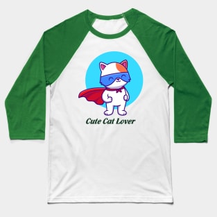 cute cat lover Baseball T-Shirt